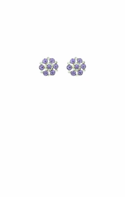 LUCIELLE EARRING IN PERIDOT AND LILAC