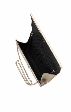 MADDIE FOLDOVER CLUTCH IN GOLD 9 MADDIE FOLDOVER CLUTCH IN GOLD -Clothing Discounts Shop maddie foldover clutch in gold accessories bags clutches 44318290084089