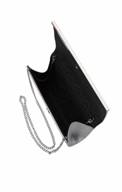 MADDIE FOLDOVER CLUTCH IN SILVER 9 MADDIE FOLDOVER CLUTCH IN SILVER -Clothing Discounts Shop maddie foldover clutch in silver accessories bags clutches 44318293393657