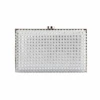 MANUELA CLUTCH BAG IN SILVER -Clothing Discounts Shop manuela hotfix clutch accessories bags clutches 40498799149305