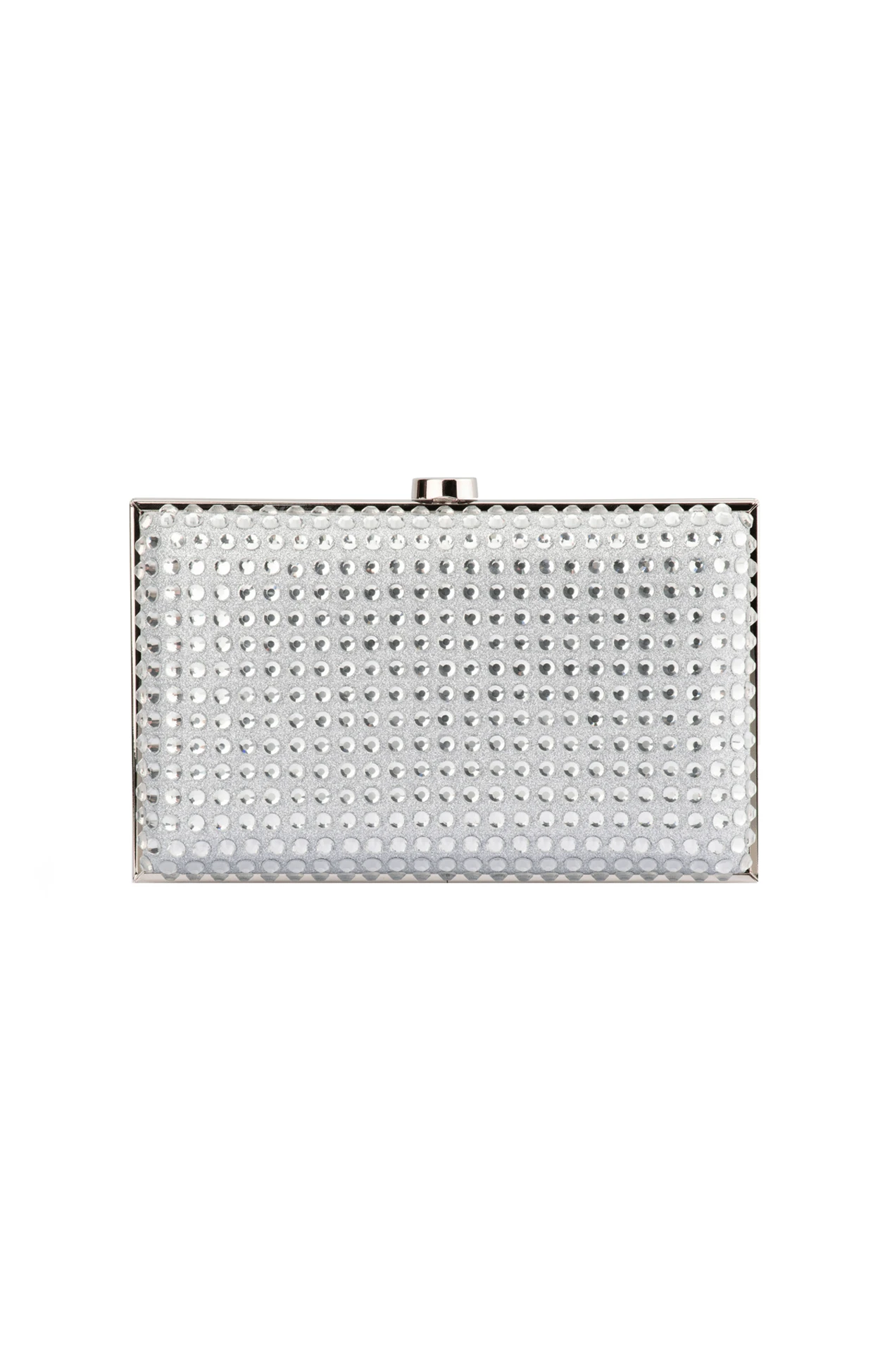 MANUELA CLUTCH BAG IN SILVER 3 MANUELA CLUTCH BAG IN SILVER