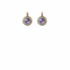 MIAMI EARRING IN LILAC GREEN