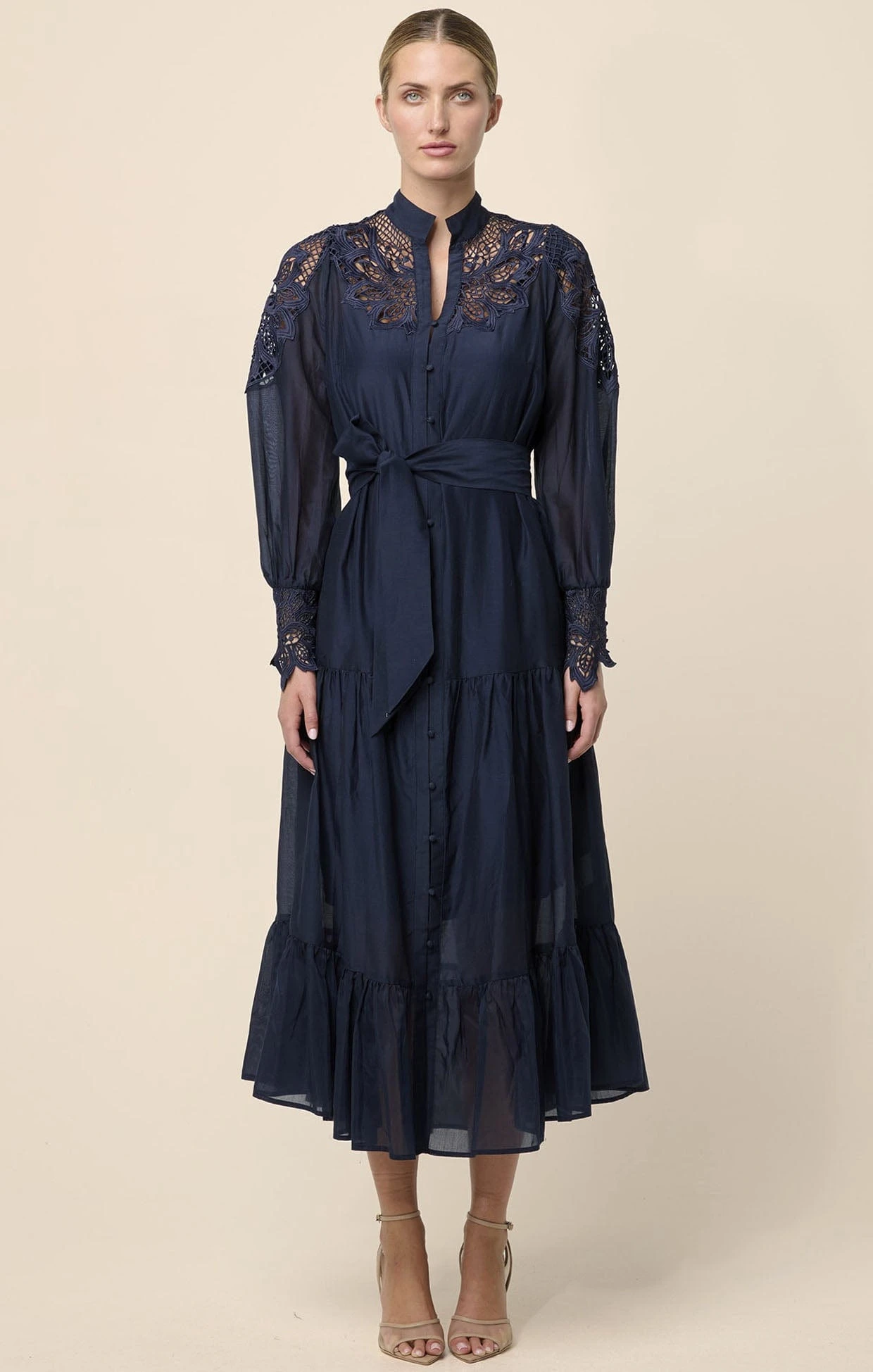 MIRADOR LACE DETAIL MAXI DRESS 6 MIRADOR LACE DETAIL MAXI DRESS - Image 4