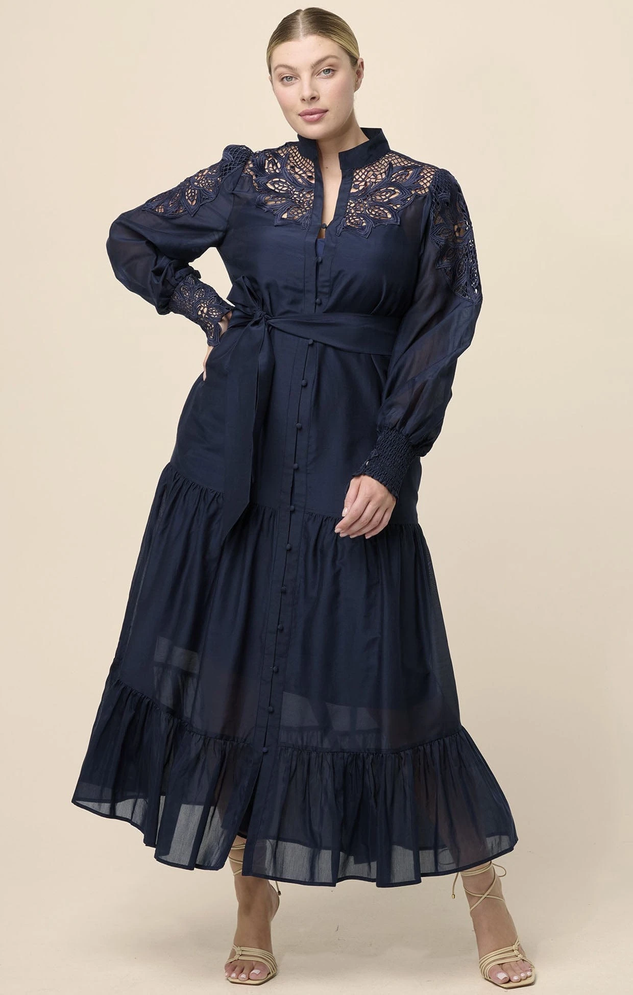 MIRADOR LACE DETAIL MAXI DRESS 5 MIRADOR LACE DETAIL MAXI DRESS - Image 3