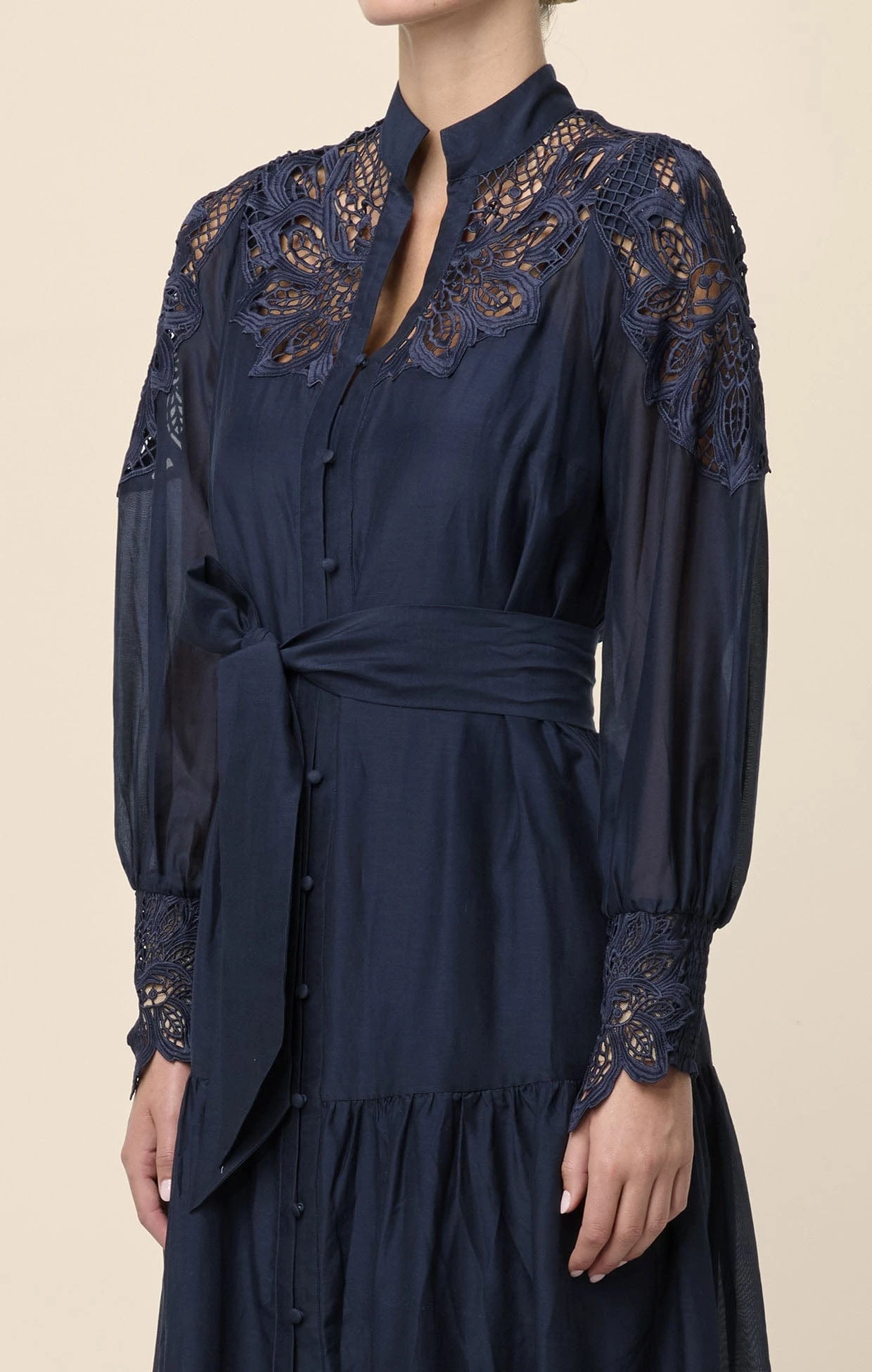 MIRADOR LACE DETAIL MAXI DRESS 8 MIRADOR LACE DETAIL MAXI DRESS - Image 6