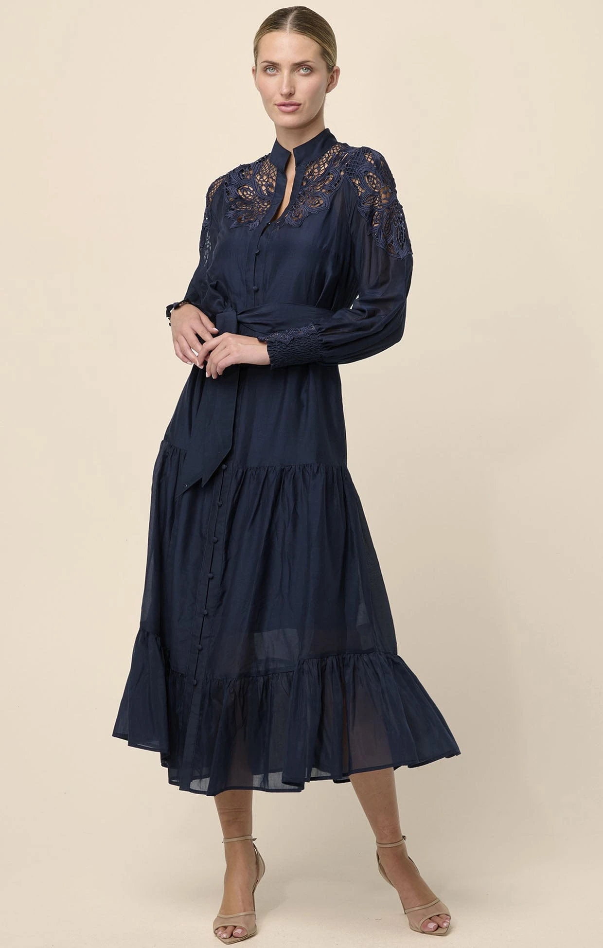 MIRADOR LACE DETAIL MAXI DRESS 3 MIRADOR LACE DETAIL MAXI DRESS