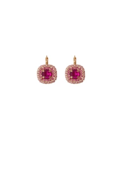 MONACO EARRINGS IN RASPBERRY PINK