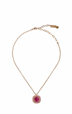 MONACO NECKLACE IN RASPBERRY PINK