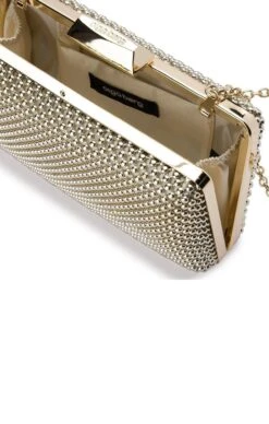 NATASHA BALL MESH CLUTCH IN GOLD 12 NATASHA BALL MESH CLUTCH IN GOLD -Clothing Discounts Shop natasha ball mesh clutch in gold bags 1168351454
