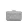 NATASHA BALL MESH CLUTCH IN SILVER -Clothing Discounts Shop natasha ball mesh clutch in silver bags 1168357844