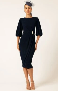 NICOLE DRESS NAVY -Clothing Discounts Shop nicole dress navy dresses multi occasion 1170544274
