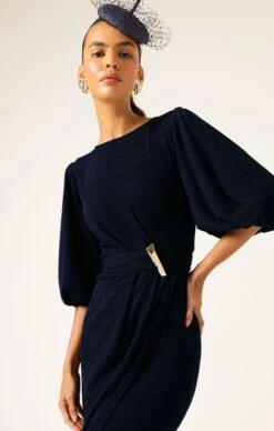NICOLE DRESS NAVY -Clothing Discounts Shop nicole dress navy dresses multi occasion 1170544275