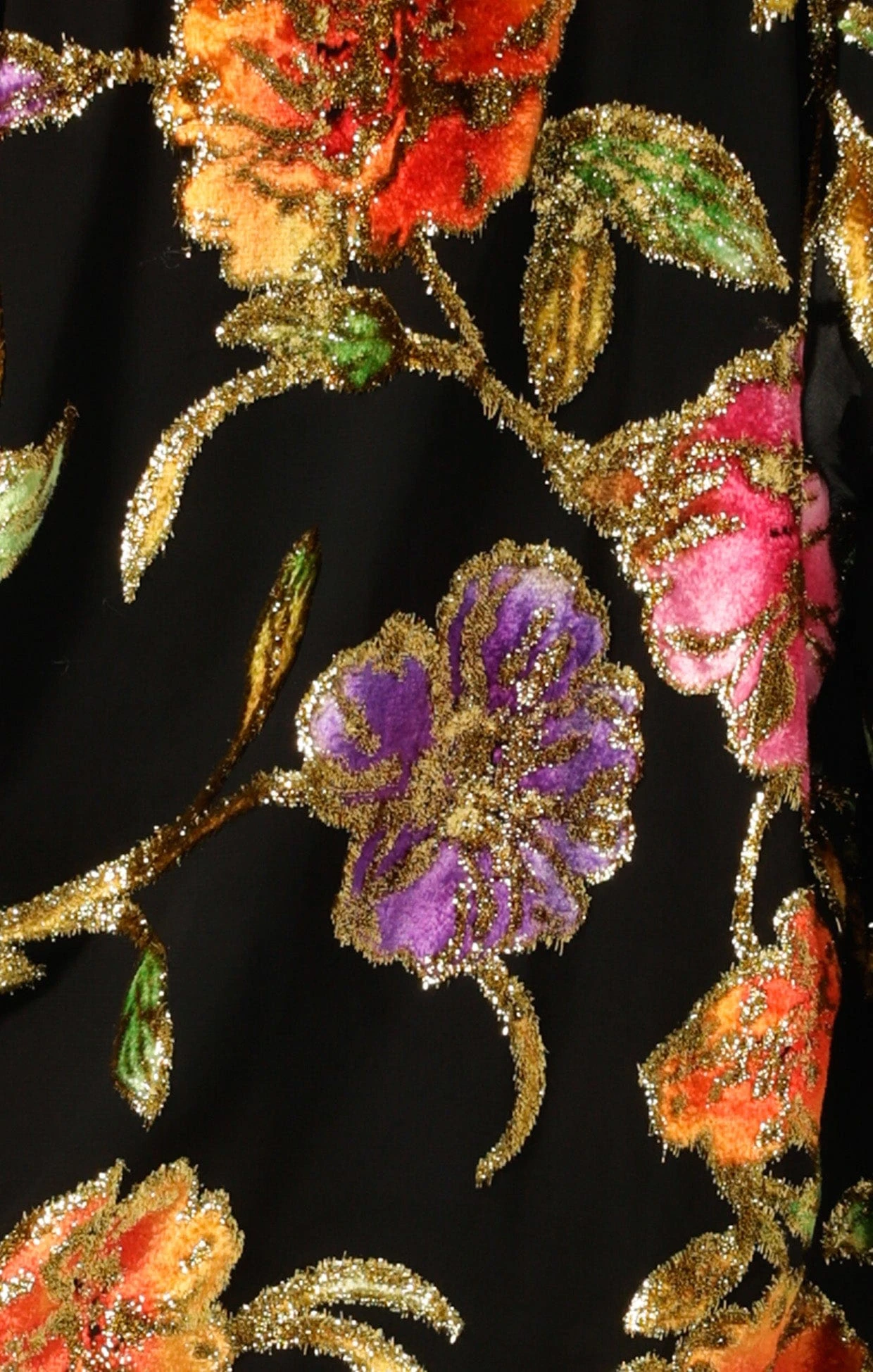 NIGHT FLOWER BIAS SKIRT 10 NIGHT FLOWER BIAS SKIRT - Image 8