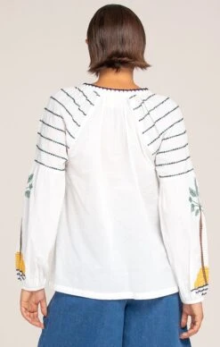 PALM EMBROIDERED SHIRT -Clothing Discounts Shop palm shirt tops 44117504688377