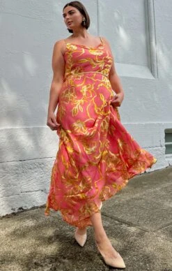 PEACH PHEASANT DRESS 11 PEACH PHEASANT DRESS -Clothing Discounts Shop peach pheasant dress dresses 44282689618169