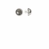 POLISHED DOME STUD EARRINGS IN SILVER -Clothing Discounts Shop polished dome stud earring in silver accessories earrings 43832932598009