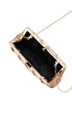 QUINN WOVEN CLUTCH IN GOLD 10 QUINN WOVEN CLUTCH IN GOLD -Clothing Discounts Shop quinn woven clutch in gold bags 43016533606649