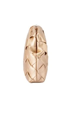 QUINN WOVEN CLUTCH IN GOLD 11 QUINN WOVEN CLUTCH IN GOLD -Clothing Discounts Shop quinn woven clutch in gold bags 43016533672185