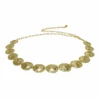 TEXTURED DISC FRONT EVENT BELT IN GOLD 1 TEXTURED DISC FRONT EVENT BELT IN GOLD -Clothing Discounts Shop textured disc front event belt in gold belts 40433865392377