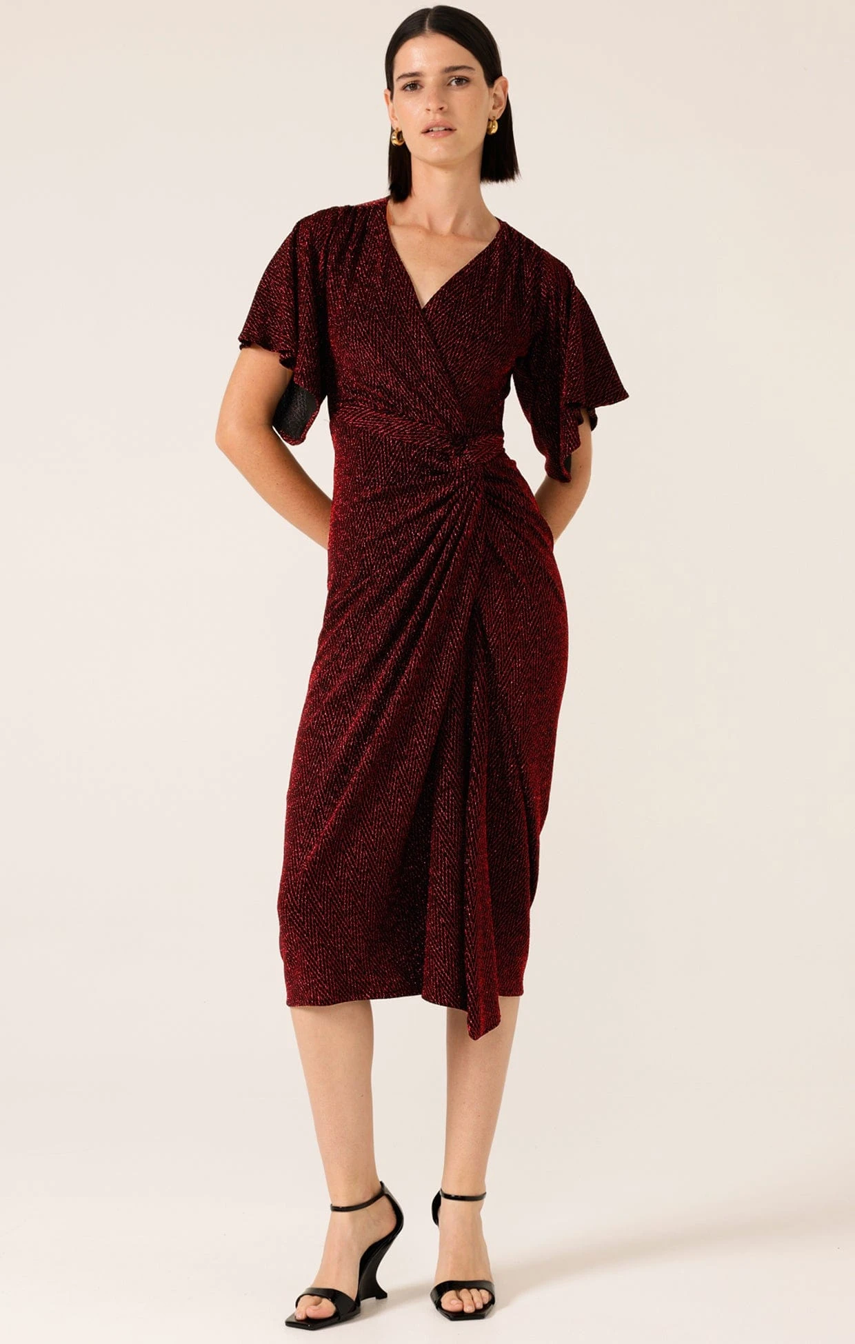 THE EMPORIUM DRESS IN RUBY 3 THE EMPORIUM DRESS IN RUBY