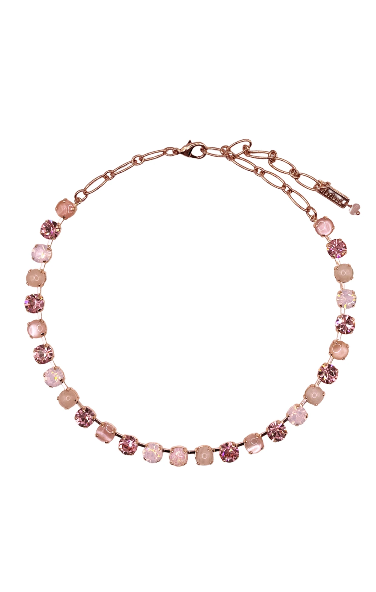 VIENNA NECKLACE IN PINK OPALITE 2 VIENNA NECKLACE IN PINK OPALITE