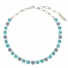 VIENNA NECKLACE IN RHODIUM - OCEAN BLUE 2 VIENNA NECKLACE IN RHODIUM - OCEAN BLUE -Clothing Discounts Shop vienna necklace in rhodium ocean blue accessories necklaces 44701184262393