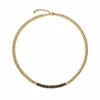 WHITNEY FRONT PANEL NECKLACE IN BLACK AND GOLD 2 WHITNEY FRONT PANEL NECKLACE IN BLACK AND GOLD -Clothing Discounts Shop whitney front panel necklace in black and gold multi occasion 39809273102585