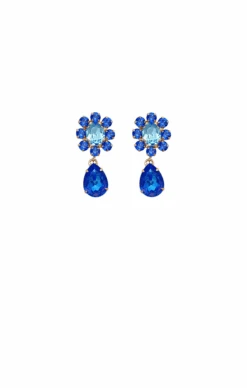 ZURICH EARRINGS IN SANTORINI BLUE